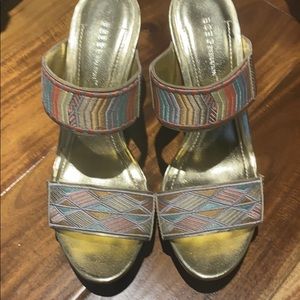BCBG sandals worn twice